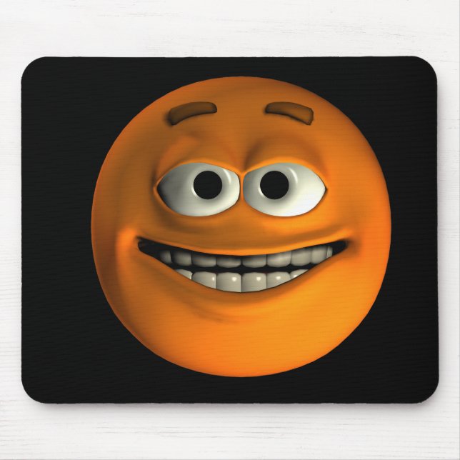 Orange Mouse Mat (Front)