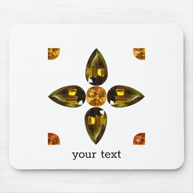 Orange Mouse Mat (Front)