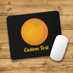 Orange Mouse Mat