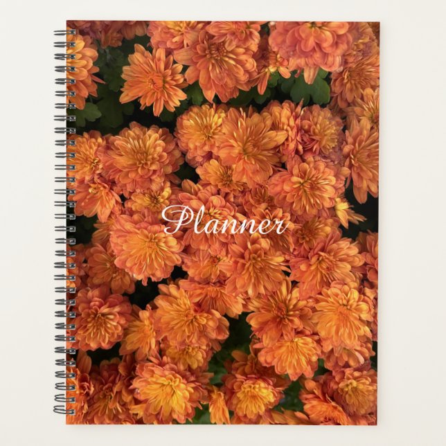 Orange Mums Planner (Front)