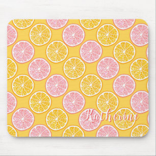 Orange Mustard Mouse Mat