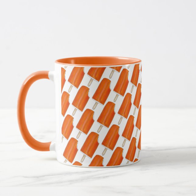 Orange n' Creme Creamsicle Ice Cream Popsicle Food Mug (Left)