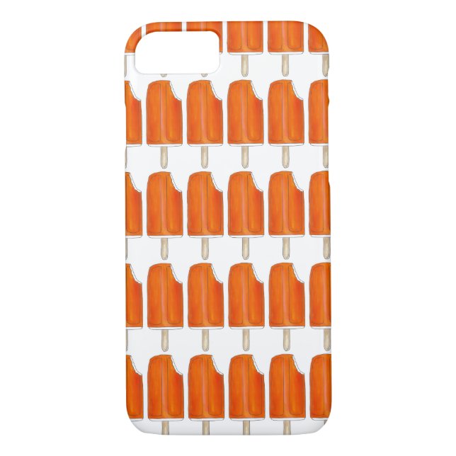 Orange n' Ice Cream Creamsicle Pop Popsicles Case (Back)