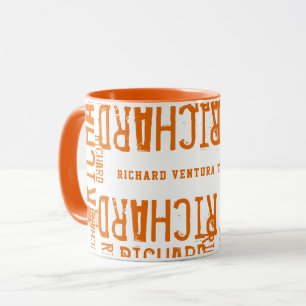 Orange Name Cool Mug