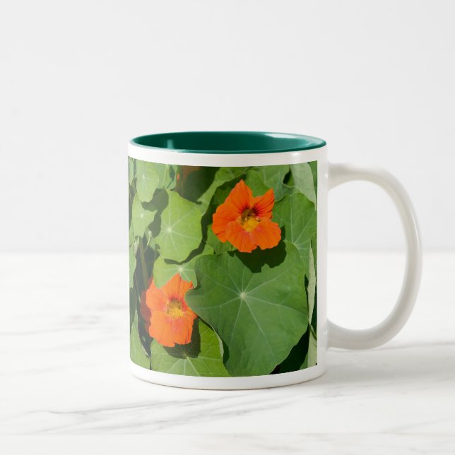 Orange Nasturtium Mug (Right)