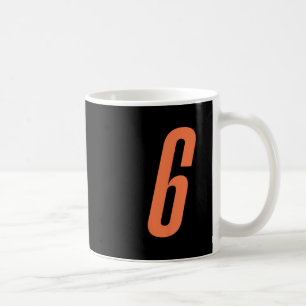 Orange Number 6 7 Funny Meme Halloween Matching Co Coffee Mug