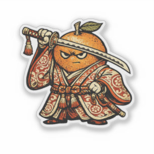 Orange Officer — Funny Fruit High-Rank Samurai 