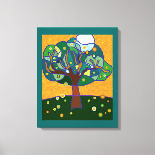 Orange orchard canvas print