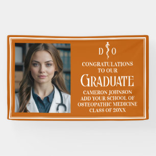 Orange Osteopathic Medical School Graduation Party Banner