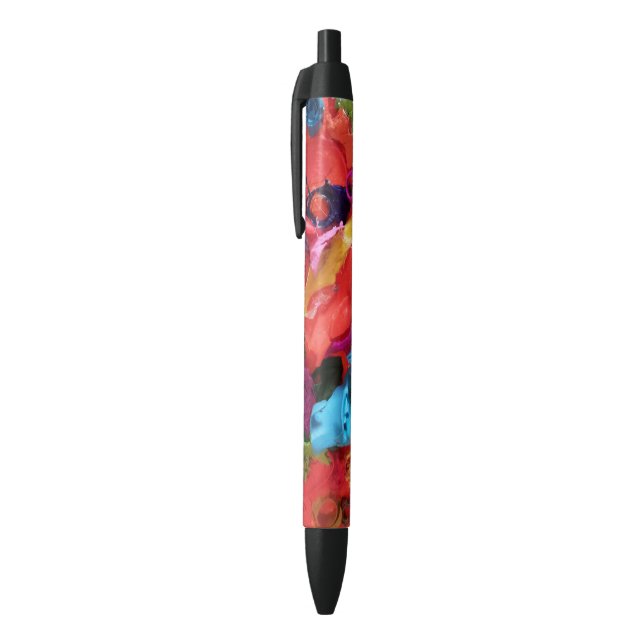 orange paint skins mini assemblage black ink pen (Top (Vertical))