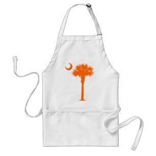 Orange Palmetto Standard Apron