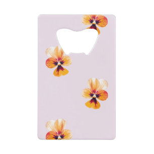 orange pansies