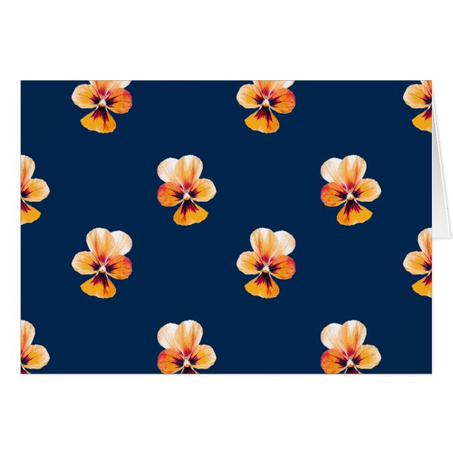 orange pansies (Front Horizontal)