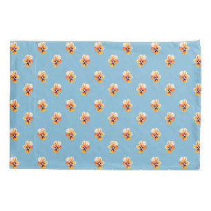 Orange Pansies Pillowcase