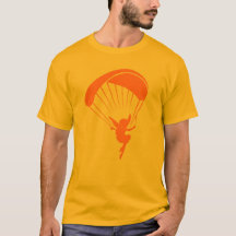 Orange Paragliding Pixie Tshirt