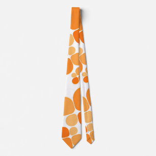 Orange party tie
