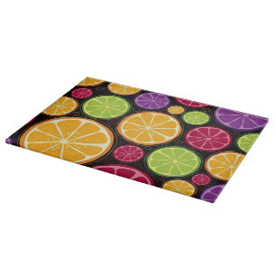 Orange pattern and background cutting board