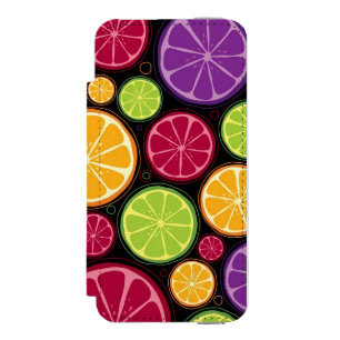 Orange pattern and background incipio watson™ iPhone 5 wallet case