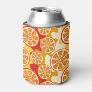 Orange pattern can cooler