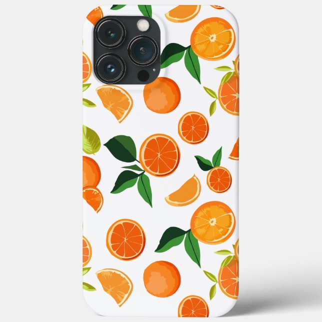 Orange pattern  Case-Mate iPhone case (Back)