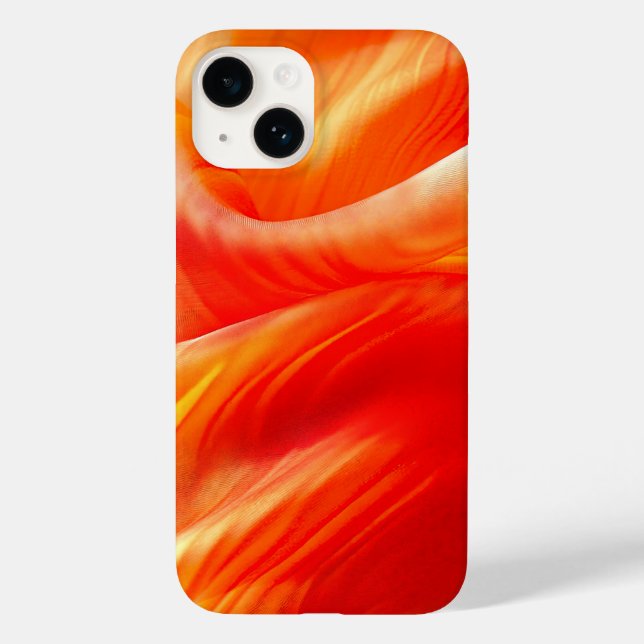 Orange Pattern Case-Mate iPhone Case (Back)