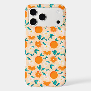 Orange Pattern Fresh Citrus Design