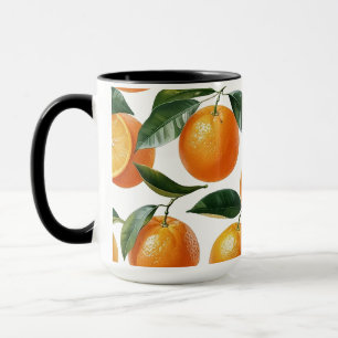 Orange Pattern Mug