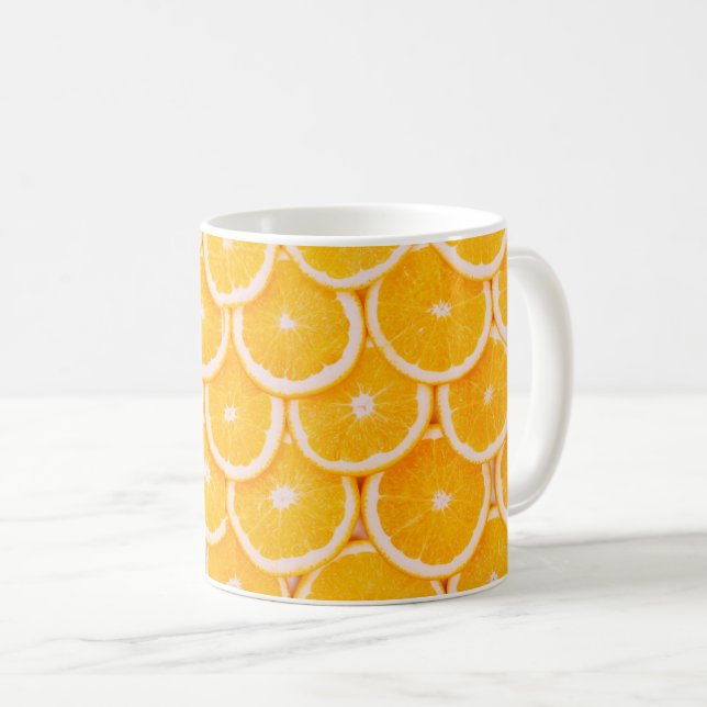 orange pattern mugs (Front Right)