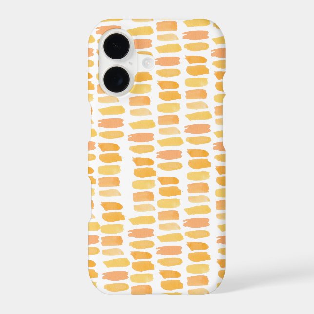 Orange Pattern Phone Case (Back)
