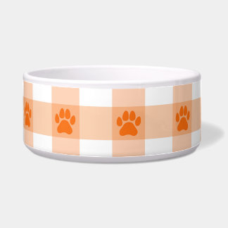 Orange Paw Print Pattern – Cute Pet Lover Design