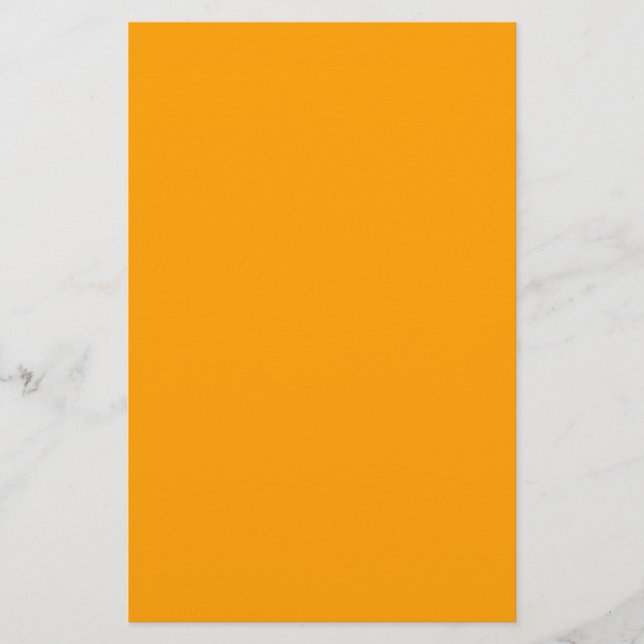 Orange Peel Solid Colour Stationery (Front)