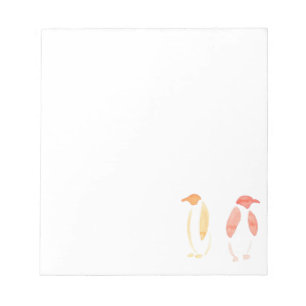 Orange Penguins Notepad