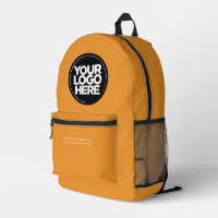 Orange | Personalised Corporate Logo and Text