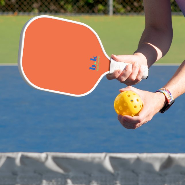 Orange Pickleball Paddle (Insitu)