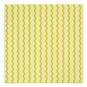 Orange Pink Abstract Stripe Groovy Spring Poster