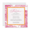 ORANGE + PINK FLOWERS | BRIDAL SHOWER INVITE
