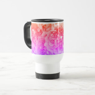 Orange, Pink, Purple Roses Travel Mug