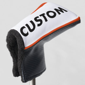 ORANGE Piping Custom Golf Putter Headcover Blank
