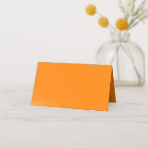 Orange Place Card