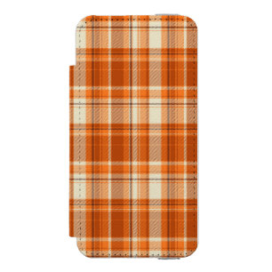 Orange plaid incipio watson™ iPhone 5 wallet case