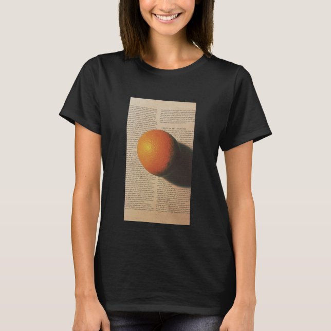 Orange Planet - Shape of the Universe  T-Shirt (Front)