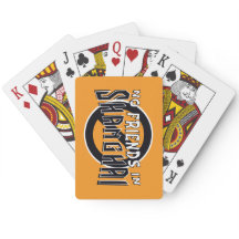 ORANGE Playing Cards for Shanghai Rummy