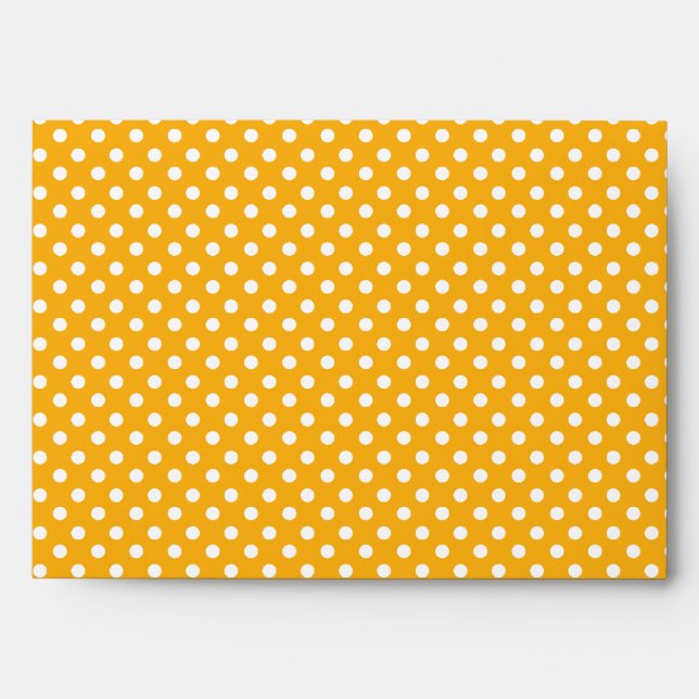 Orange Polka Dots Envelopes (Front)