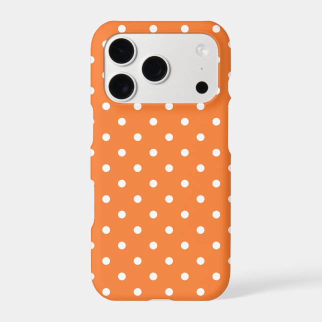 Orange Polka Dots Modern (Back)