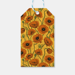Orange Poppies Gift Tags