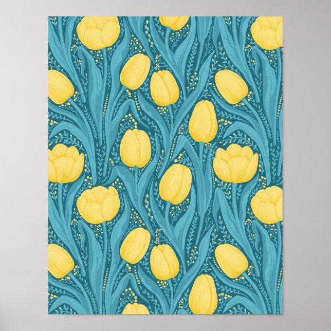 Orange Poppies Poster (Front)