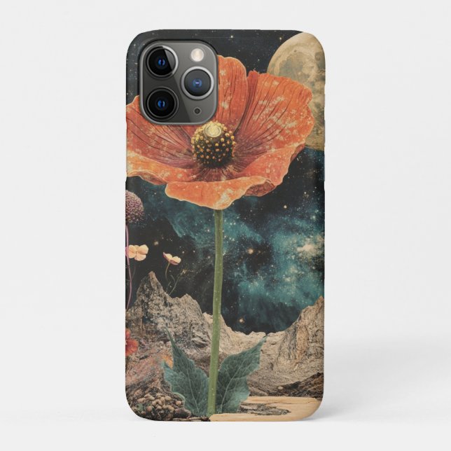 Orange Poppy Under Moonlight Case-Mate iPhone Case (Back)