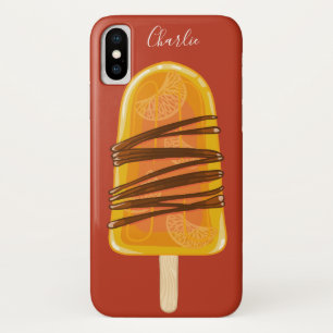 Orange Popsicle custom name phone cases