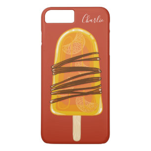 Orange Popsicle custom name phone cases