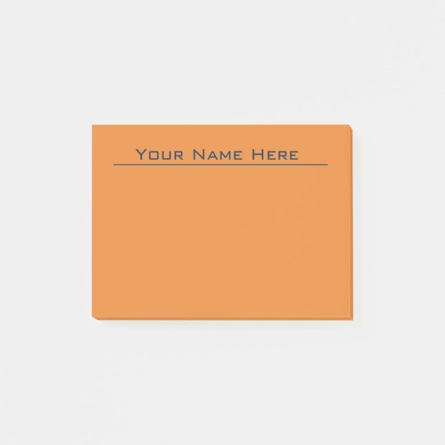 Orange Post It Notes (Front)